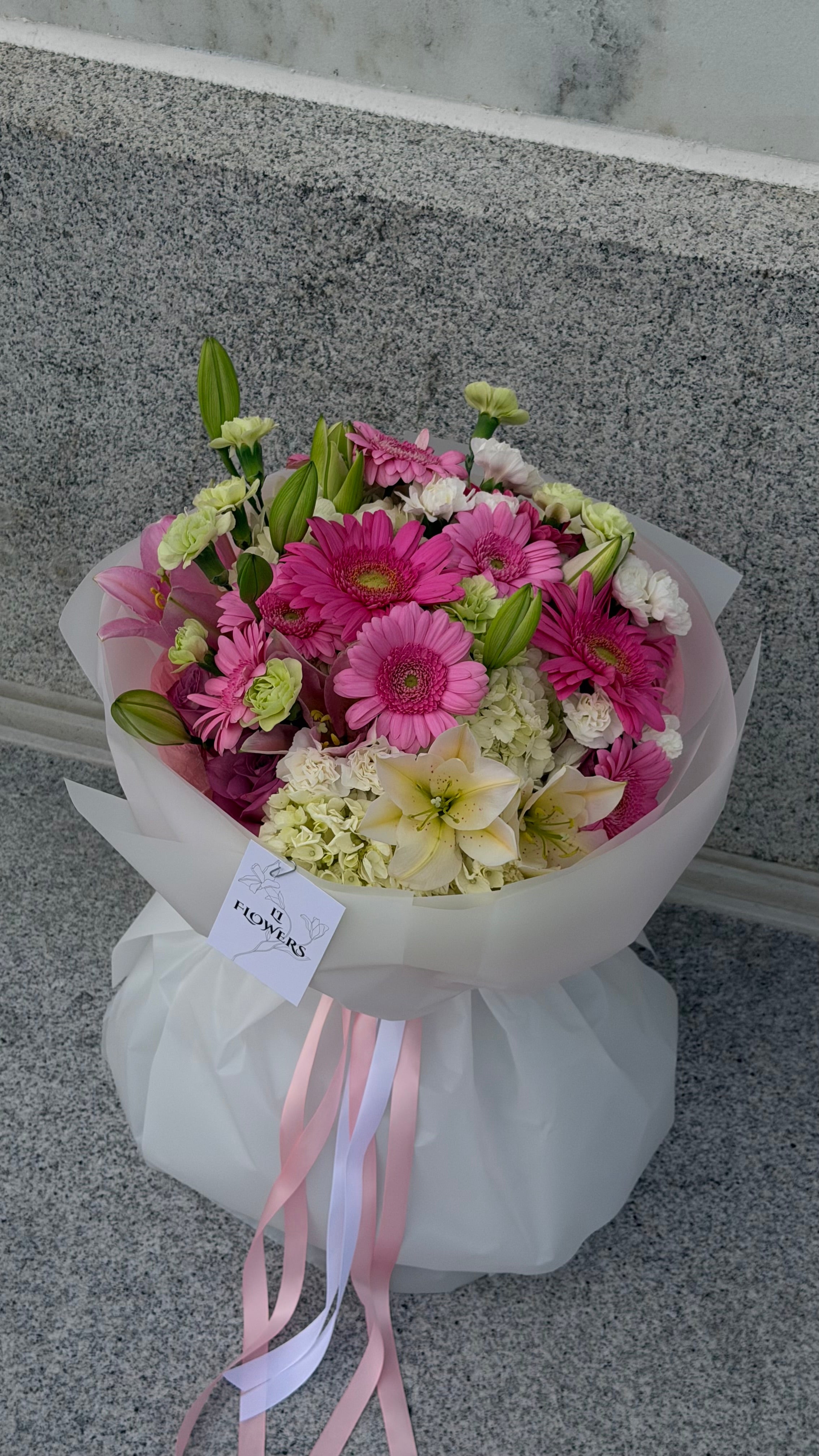 Pink Garden Bouquet.