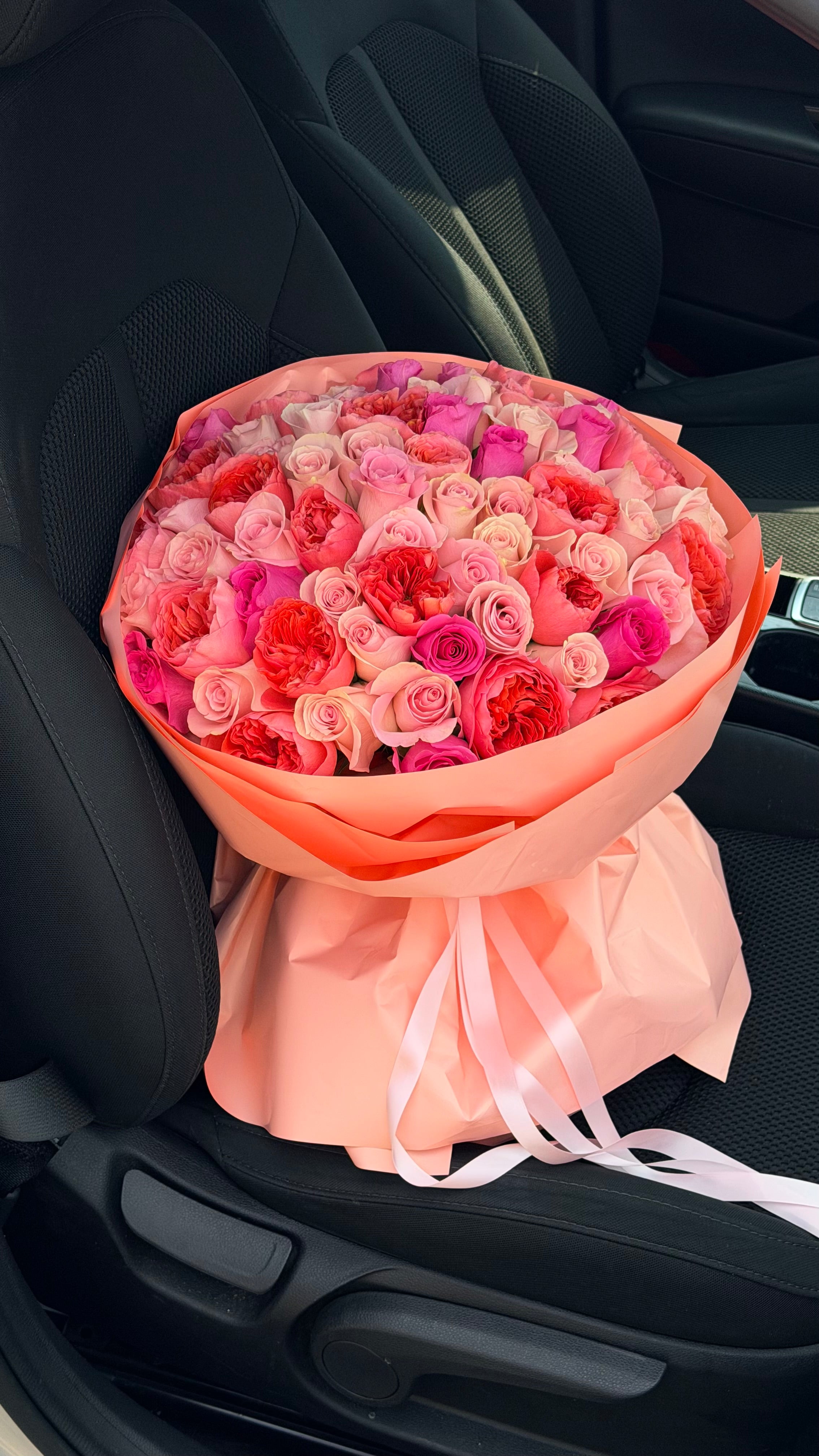 Pink Romance Luxury Rose Bouquet