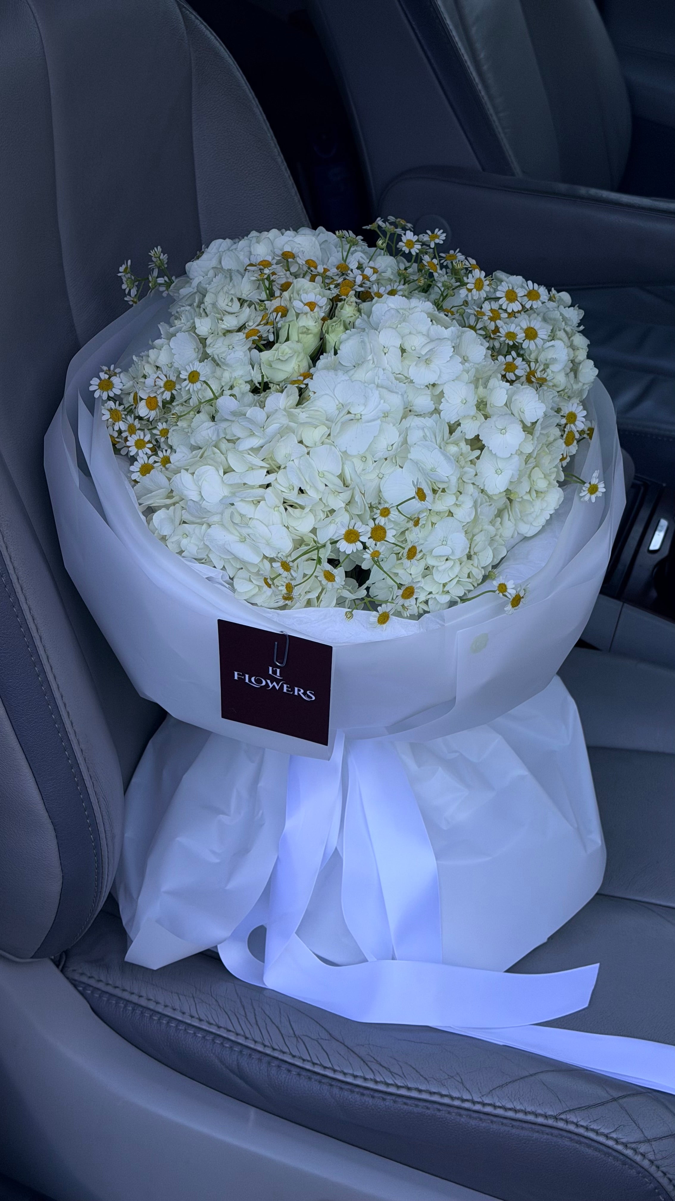White Hydrangea & Daisy Bouquet